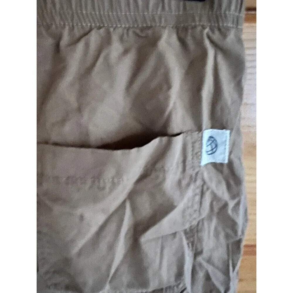 NWT Free Planet Boys 10 Khaki Shorts Pockets Pull-On Cotton Summer Drawstring
